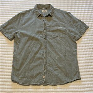 Marine Layer Casual Green Button Down Shirt size small